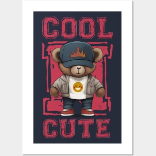 cool and cute (bear) Posters and Art